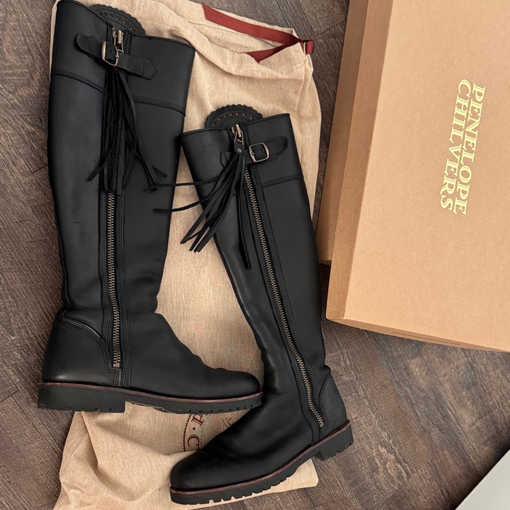 Penelope Chilvers Tassel Knee High Boot (Women)